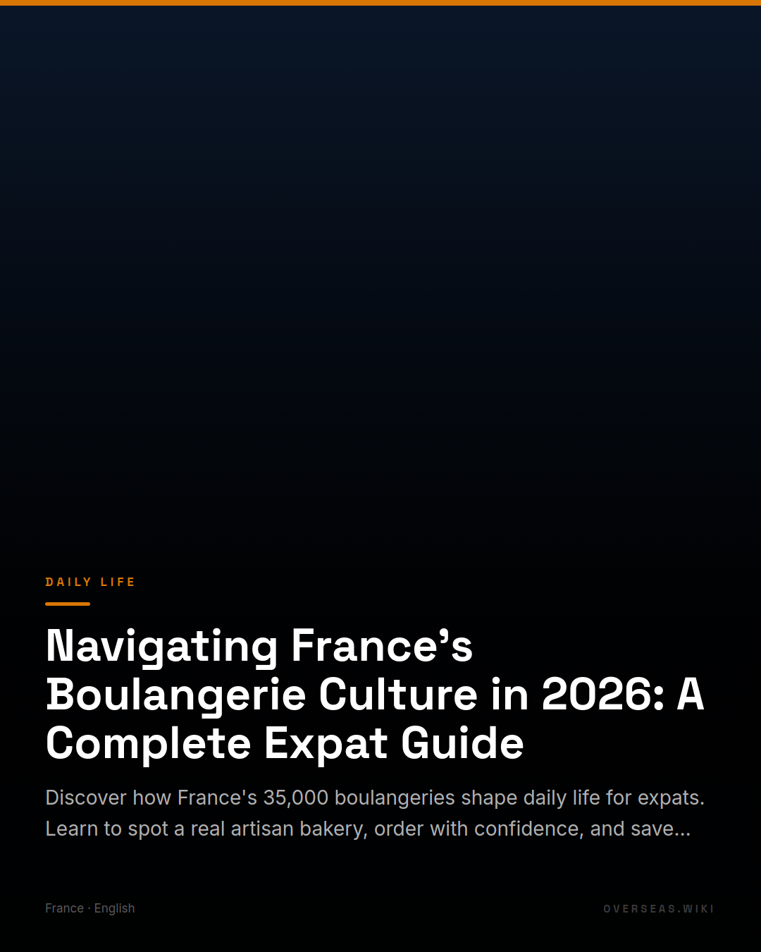 Navigating France's Boulangerie Culture in 2026: A Complete Expat Guide